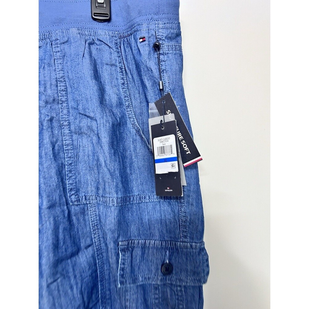 Tommy Hilfiger women's Soft Pant Chambray Blue XL - Picture 4 of 14
